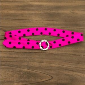 J. Crew Silk Tie Belt with Rhinestone Buckle